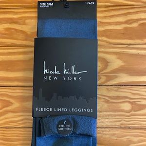 NWT Grey Fleece-Lined Leggings